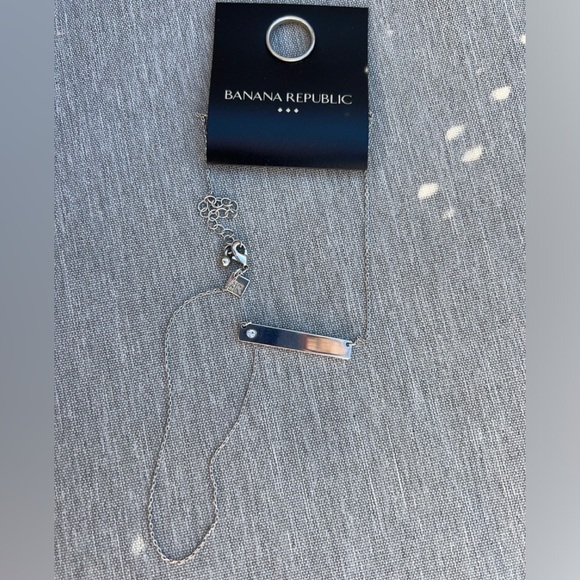 Banana Republic Horizontal Bar Necklace NEW - Picture 7 of 11